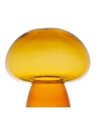 Fungo decorativo Dilacia ambra - D.12xH.15,5 cm