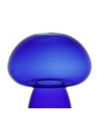 Deco Champignon Dilacia indigo  -  D.12xH.15.5 cm