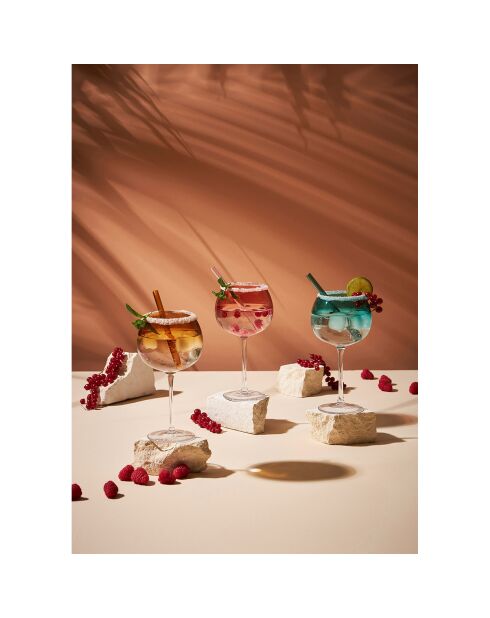 6 natuurlijke gedraaide rietjes - 12,5 cm