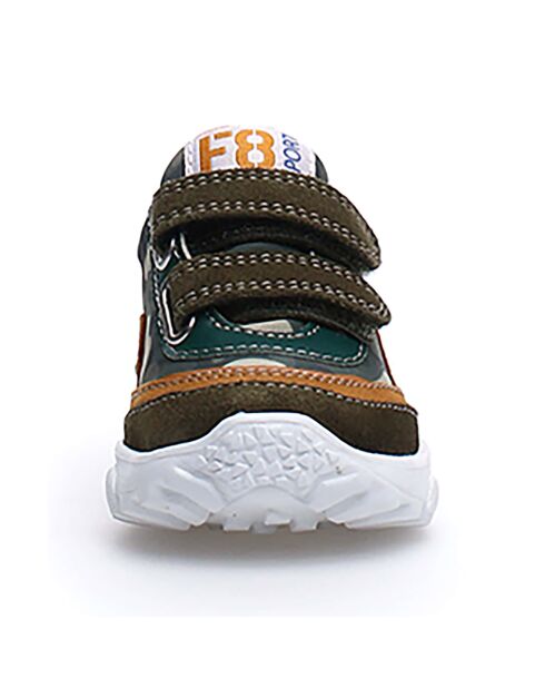 Sneakers Amantea in pelle kaki