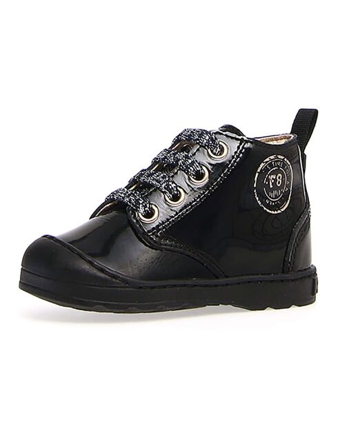 Stivaletti neri in pelle Blumit