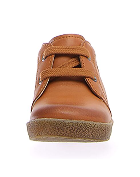 Bottillons en Cuir Conte cognac