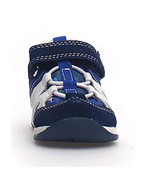 Sneakers Gotcha in pelle blu/bianca