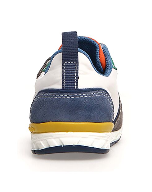 Grijs/witte Hack lederen sneakers