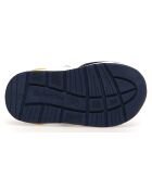 Marine/witte leren sneakers van Hack