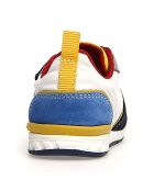Marine/witte leren sneakers van Hack
