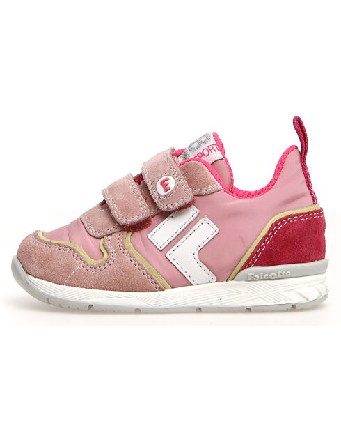 Sneakers Hack aus Leder in Rosa