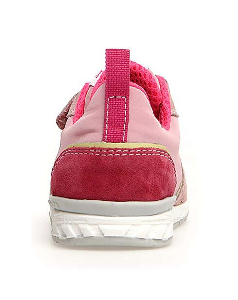 Sneakers Hack aus Leder in Rosa