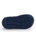 Sneakers Hack aus Leder in Grau/Blau