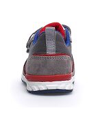 Sneakers Hack aus Leder in Grau/Blau