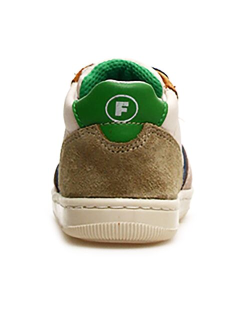 Sneakers Klip in pelle beige/ecru