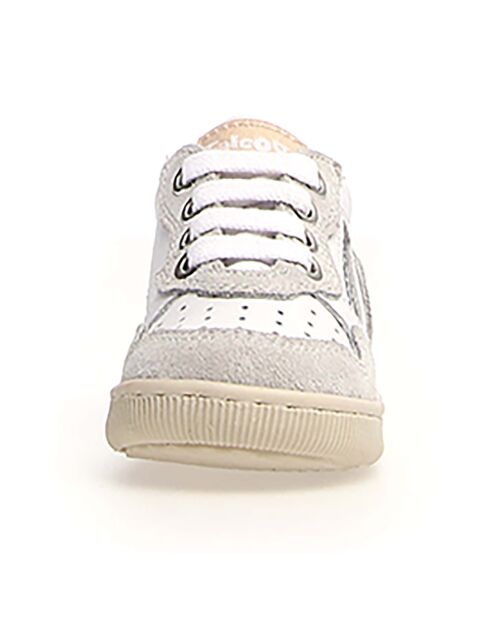 Baskets en Cuir Klip blanches