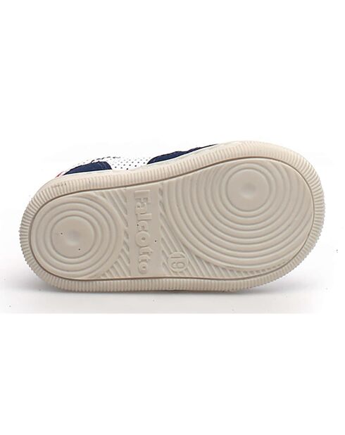 Blauw/witte leren sneakers van Klip