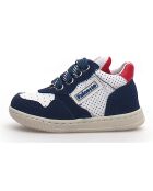 Baskets en Cuir Klip bleu/blanc