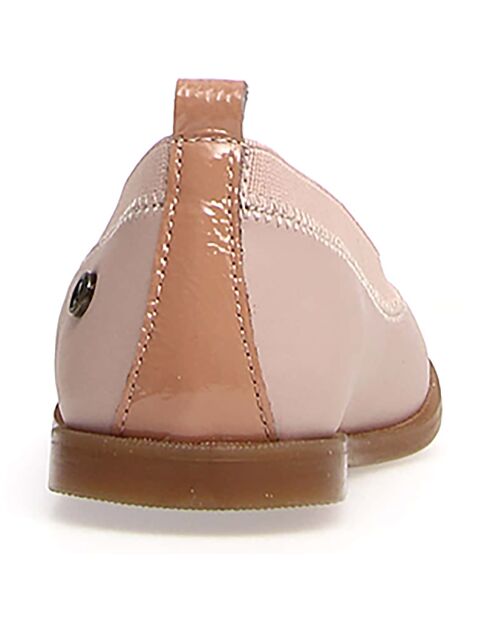 Rosafarbene Lopel Lederballerinas