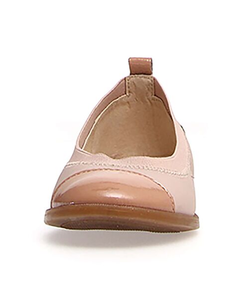 Rosafarbene Lopel Lederballerinas