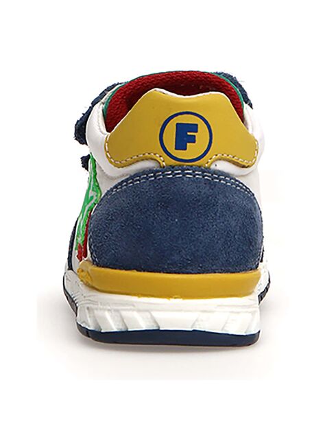 New Ferdi blau/weiße Ledersneaker