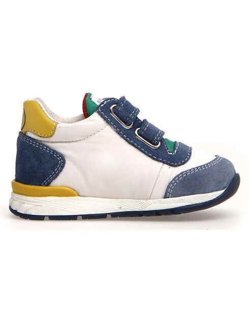 New Ferdi blau/weiße Ledersneaker