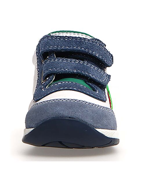 New Ferdi blau/weiße Ledersneaker