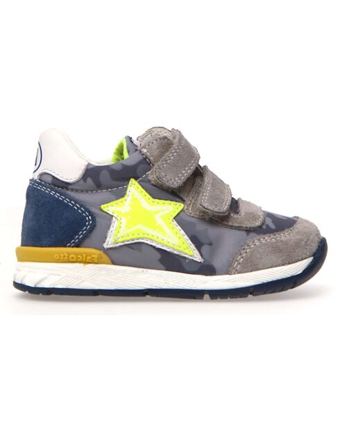 Sneakers New Ferdi aus grauem Leder