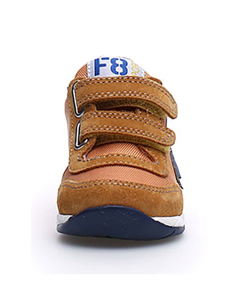 Sneakers New Ferdi aus braunem Leder