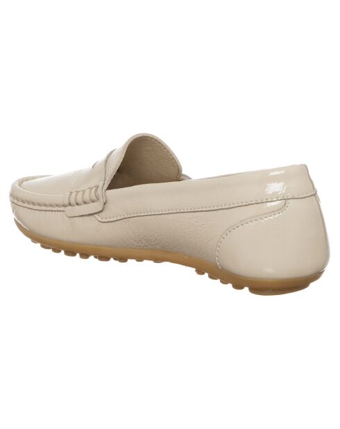 Mocassins en Cuir Piacenza beige