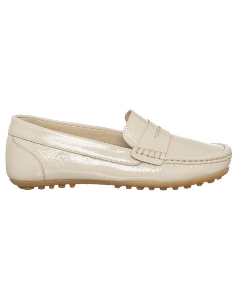 Mocassins en Cuir Piacenza beige