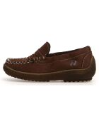 Mocassins en Cuir Polo marron