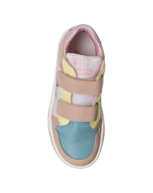 Sneakers Frankie in pelle rosa antico