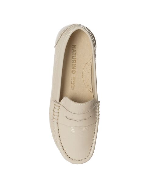 Mocassins en Cuir Piacenza beige