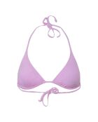 Haut de maillot de bain triangle Attachante rose