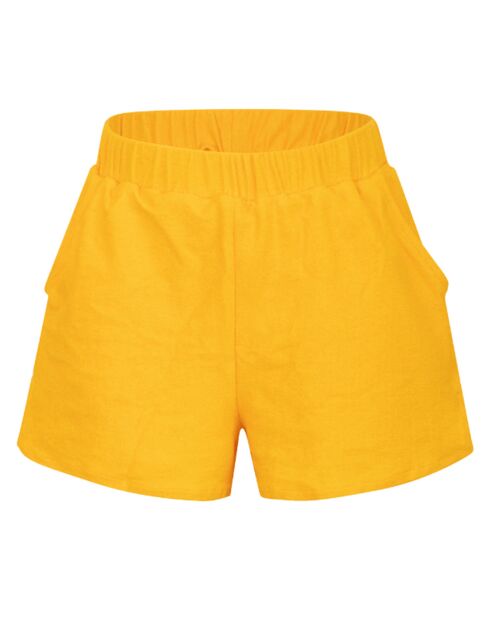 Short de plage éponge jaune