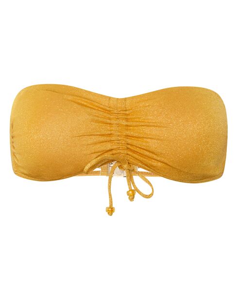 Haut de maillot de bain bandeau Étincelle jaune