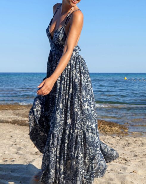 Robe de plage Maria La Drague bleue