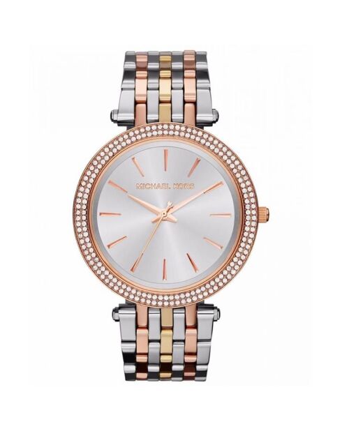 Montre Femme en Acier argenté/rose doré