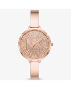 Montre Femme en Acier rose doré