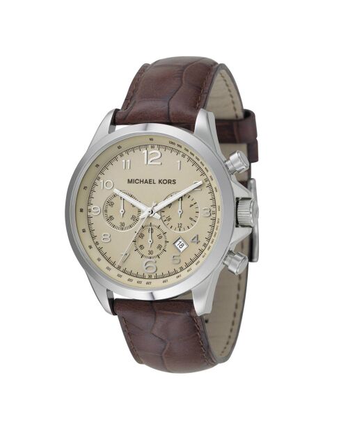 Montre Homme en Cuir marron