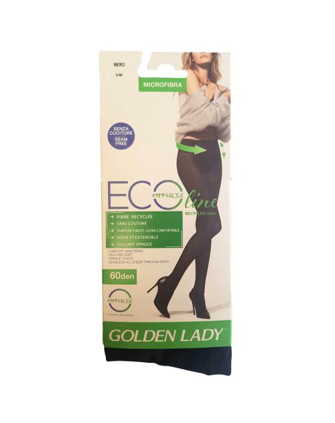 Collants Ecoline 40 deniers noirs