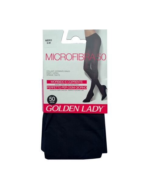 Collants Microfibre 50 deniers noirs