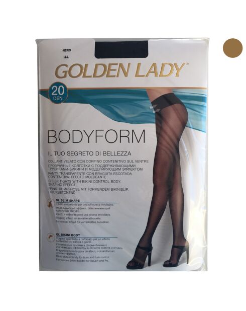 Collants Bodyform 20 deniers marron