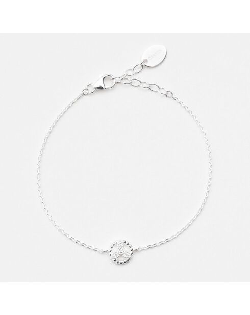 Pulsera de plata y circonitas