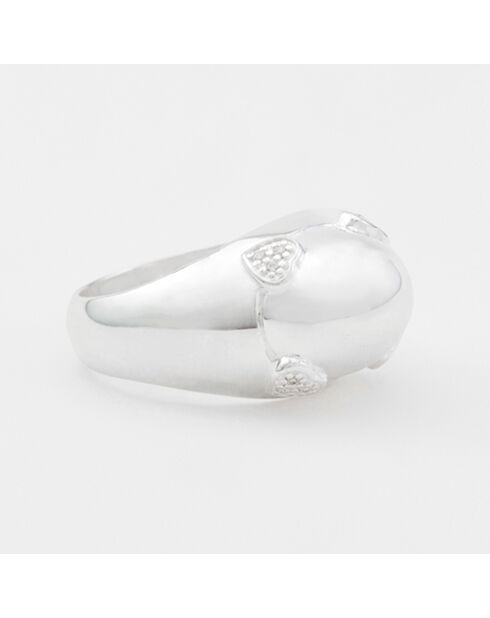 Bague en Argent & Zircone