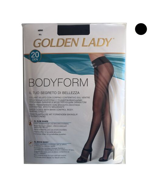 Collants Bodyform 20 deniers noirs