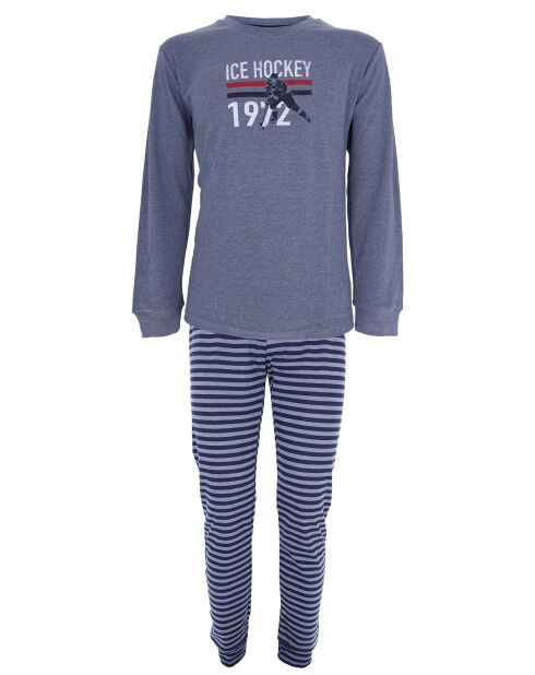 Pyjama manches longues & Pantalon bleus