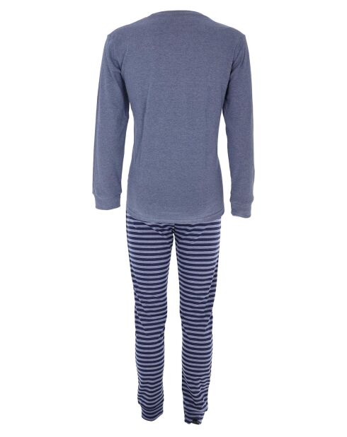 Pyjama manches longues & Pantalon bleus