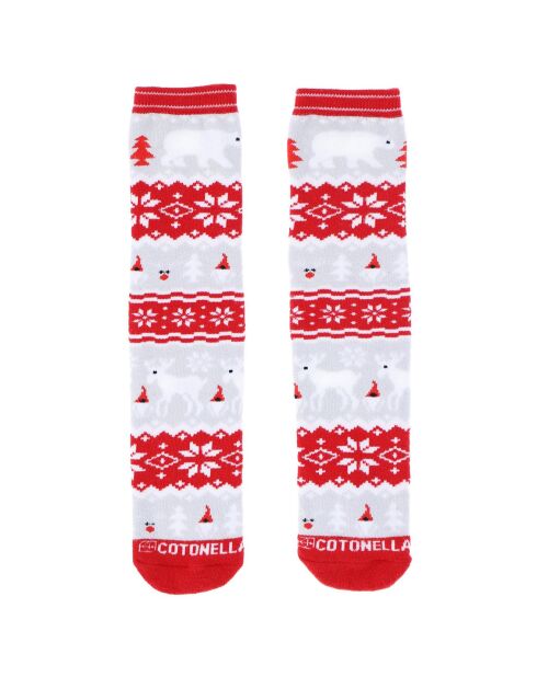 Chaussettes courtes rouges