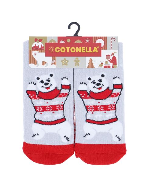 Chaussettes courtes rouges