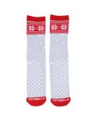 Chaussettes courtes rouges