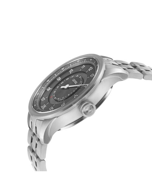 Jones St Silver Steel automatisch herenhorloge