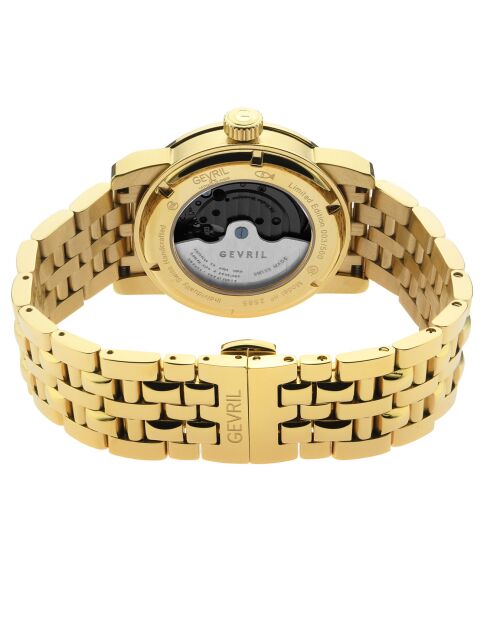 Montre Automatique Homme Madison en Acier dorée